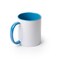 11oz Sublimation Mugs with Colored Handles & Interiors | Tazas para Sublimar, Bulk Mugs for Custom Designs & Branding | White Mugs Set of 12 or Case of 36
